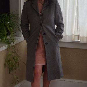 Benetton Wool Trench Coat